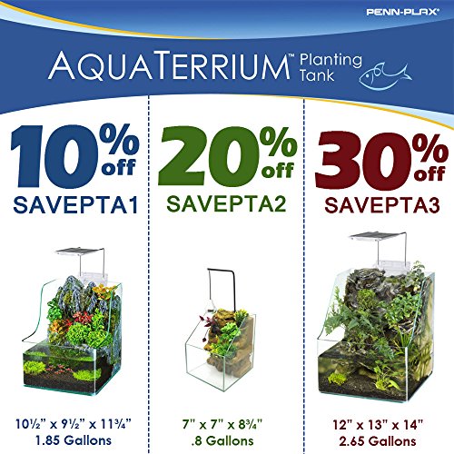 Penn Plax Presents The AquaTerrium Planting Tank - Grow Plants and Fish in one Environment