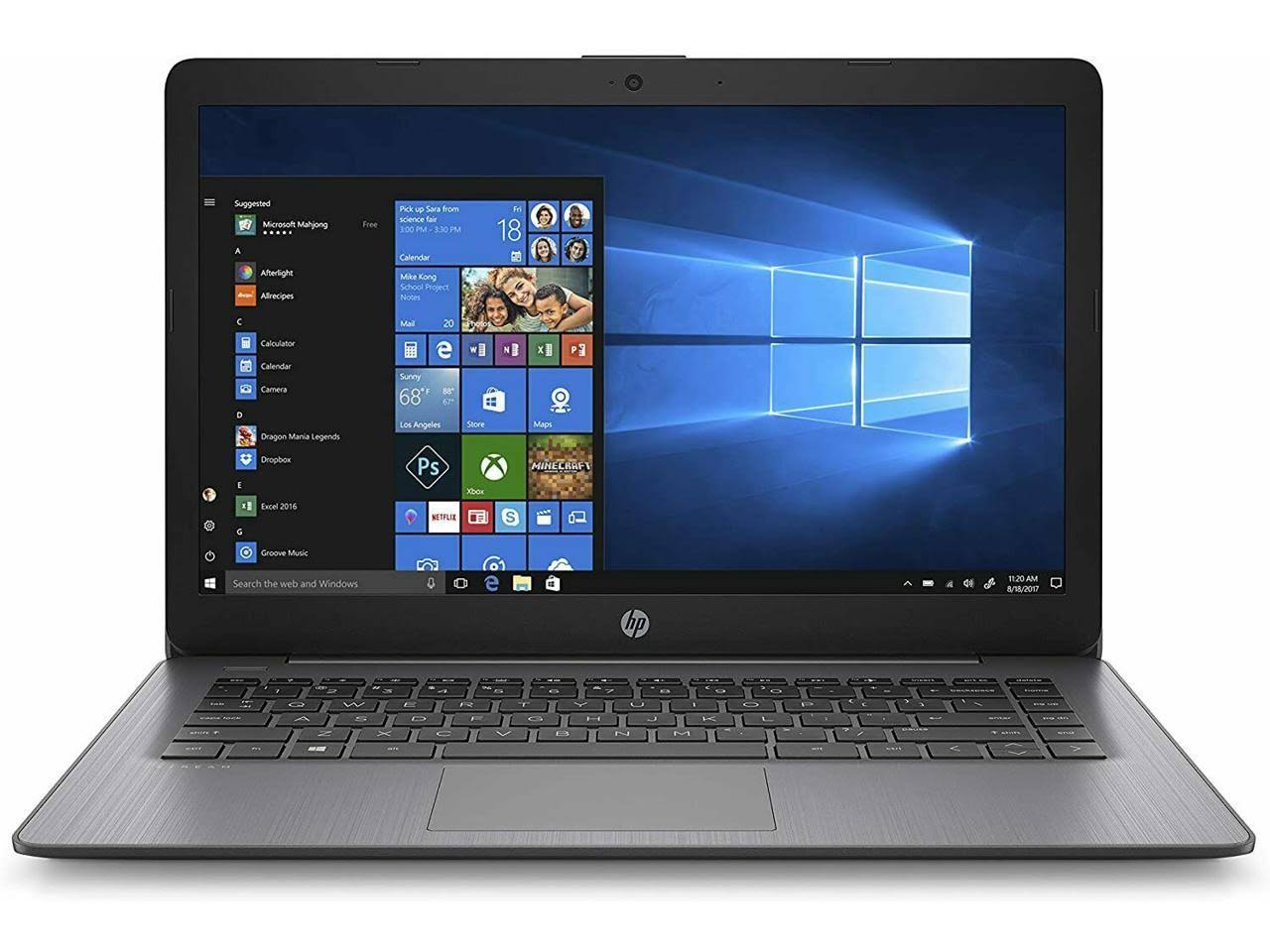 HP Stream 14x22 Laptop - 1.5GHz AMD A4-9120e - 4GB RAM - 32GB HD