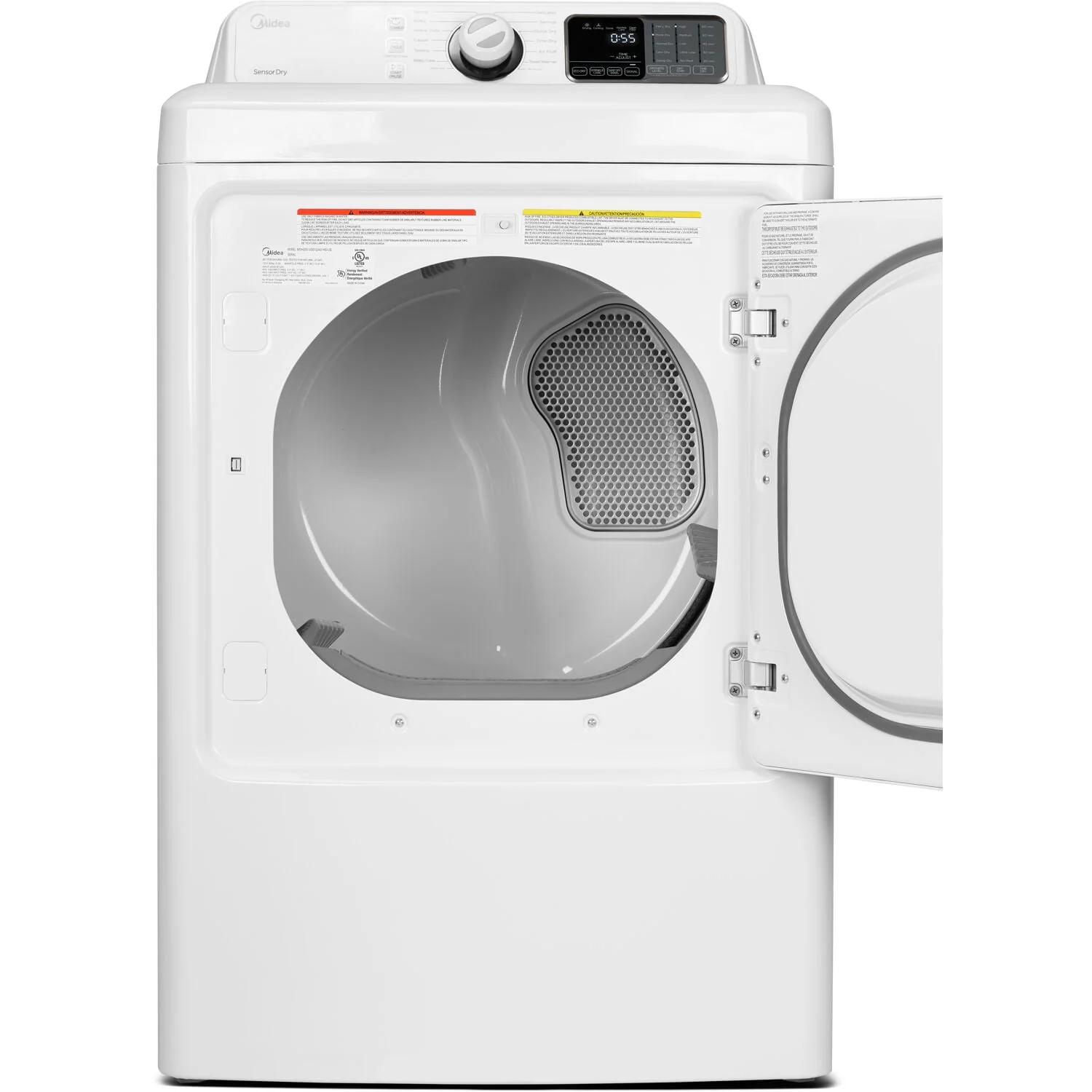Midea 7.5-Cu. Ft. Front Load Electric Dryer, White