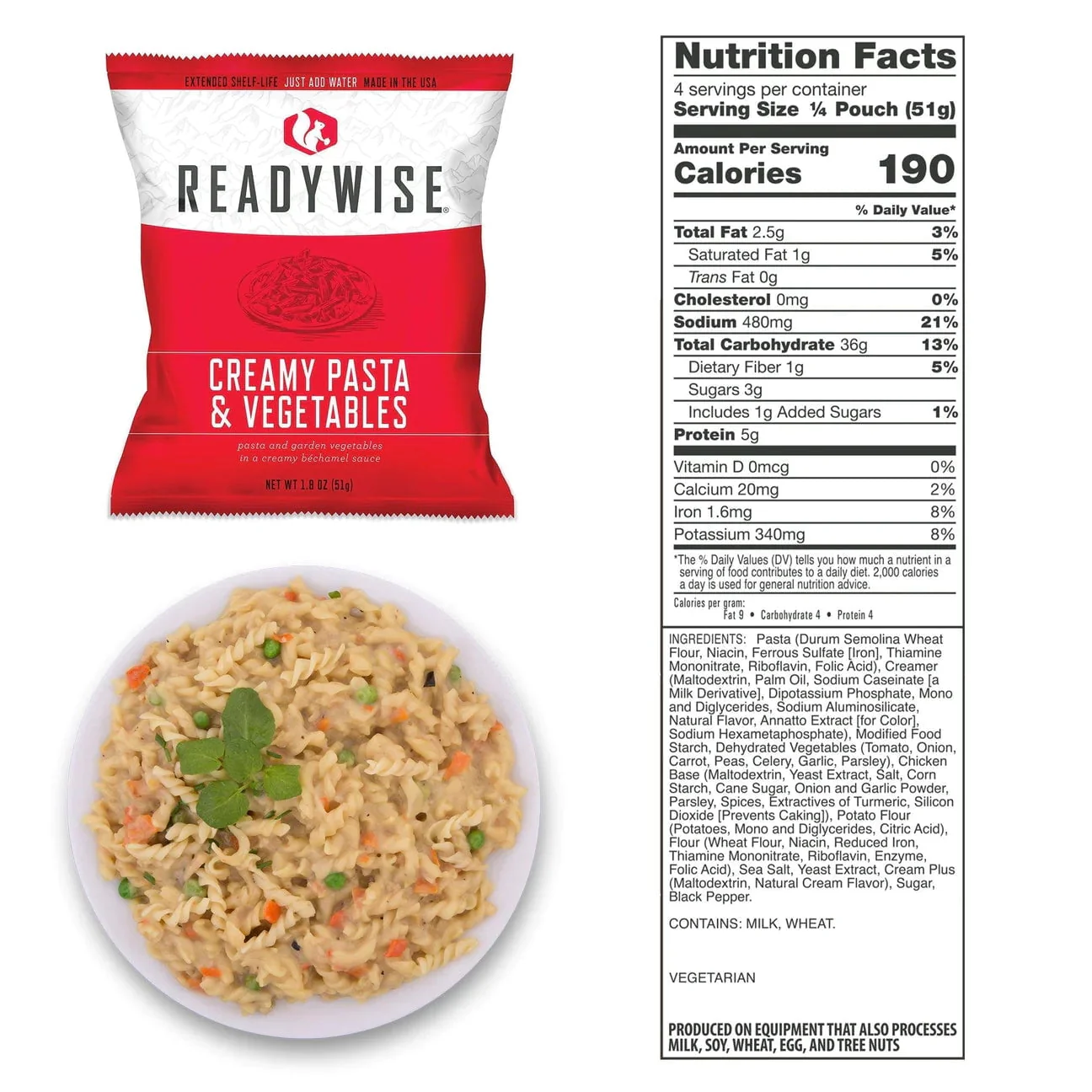 ReadyWise 100 Serving Emergency Food Supply Bucket