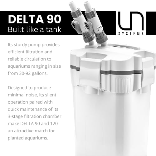 Ultum Nature Systems Delta Canister Filter for Aquariums - All-in-One External Filter