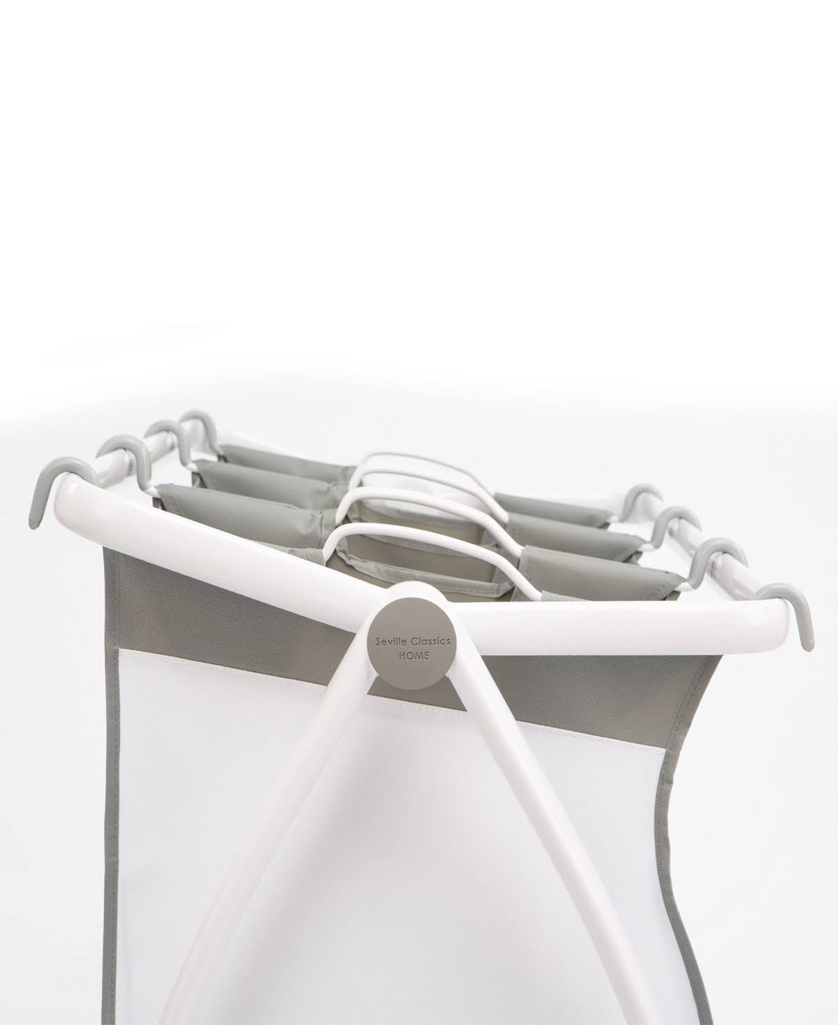 Seville Classics Premium 3-Bag Heavy-Duty Tilt Laundry Hamper Sorter Cart