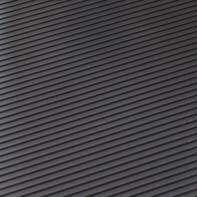 G Floor 7.5& x 17& Ribbed Roll-Out Vinyl Garage Flooring in Slate Grey