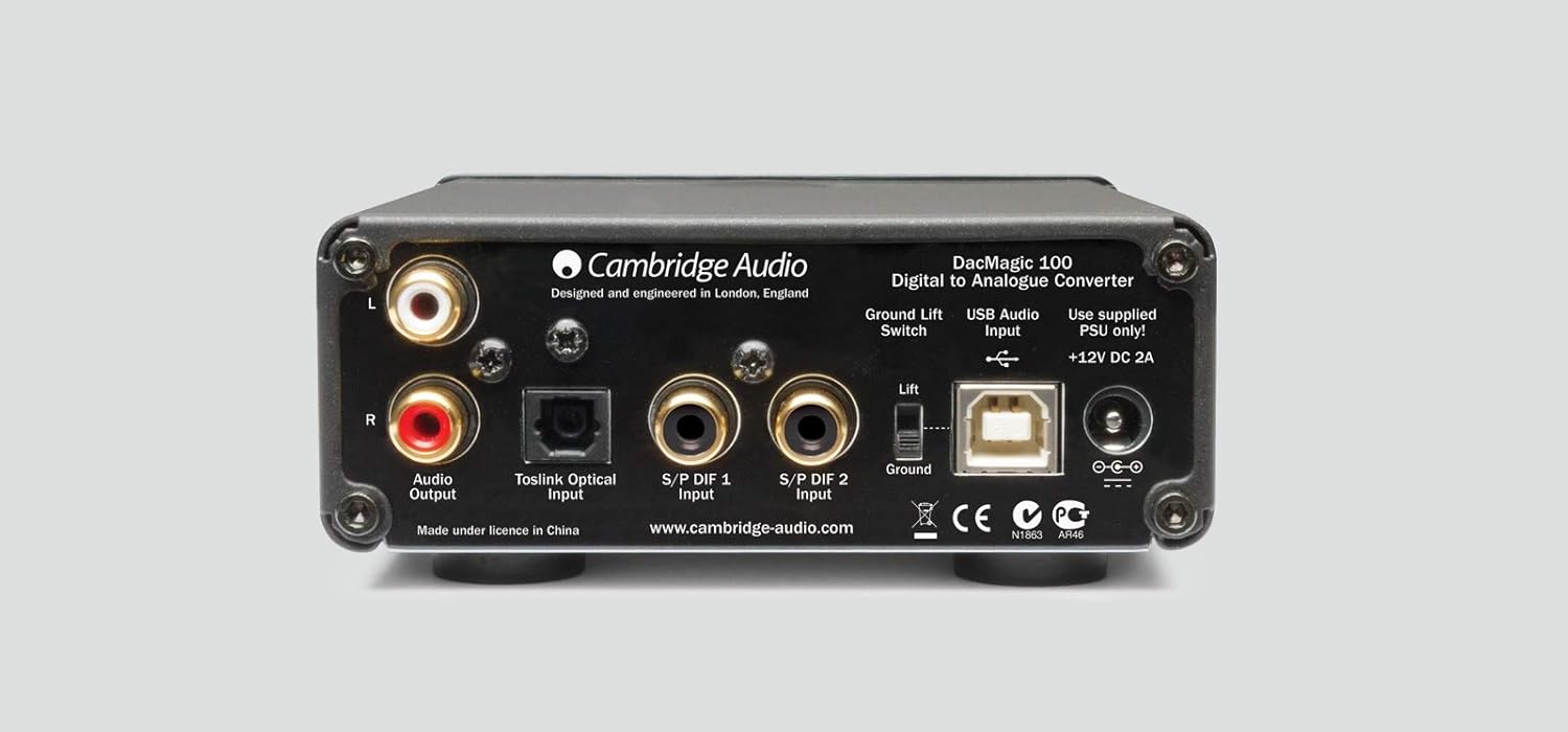 Cambridge Audio DacMagic 100 Digital-to-Analogue Converter (Black)
