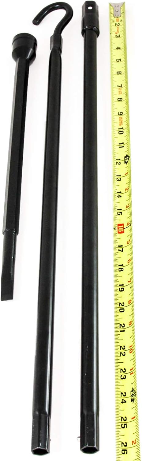 Red Hound Auto 1988-1998 Compatible with Chevy C/K Lug Extension Spare Tire Tool Replacement Kit for Jack Pack of 2
