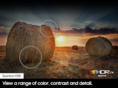 SAMSUNG Class QLED 4K Q60D Series Quantum HDR Smart TV w/Object Tracking Sound Lite, Motion Xcelerator, Slim Design, Gaming Hub, Alexa Built-in