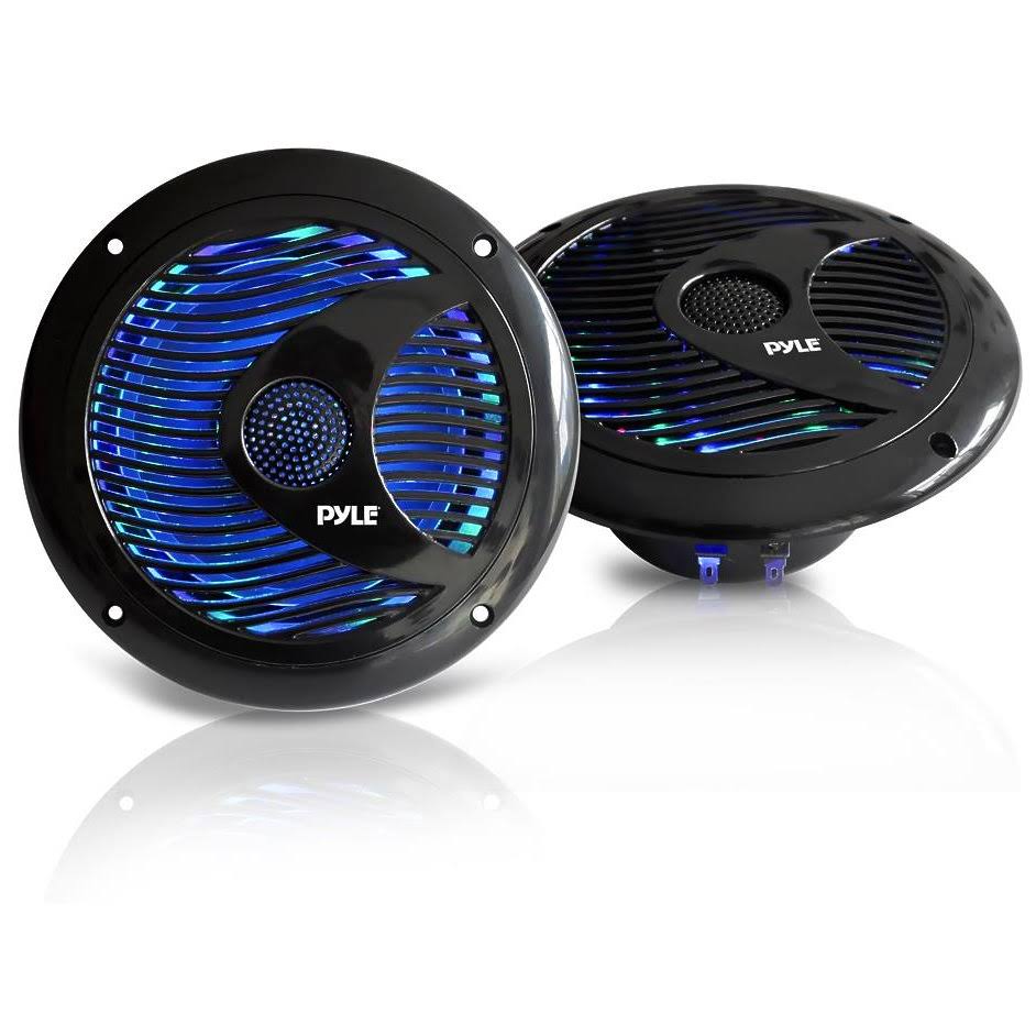 Pyle Marine Bluetooth Water Resistant Amplifier Receiver with Pyle 6.5 inch Waterproof Audio