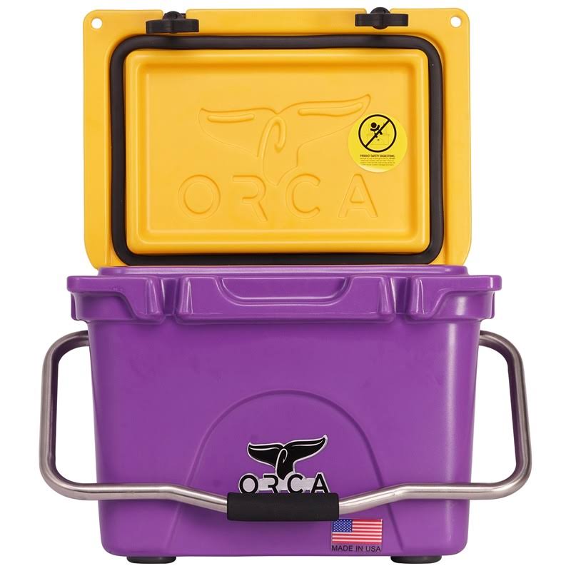 Orca 26-Quart Cooler - Purple/Gold