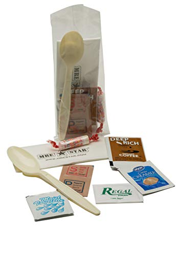 MRE STAR Survival Meal Box – Emergency Meals Ready to Eat with Accessories and FRH – Compact and Lightweight Packaging – Extended Shelf Life – 12 pcs Individual Fully-Cooked Meals