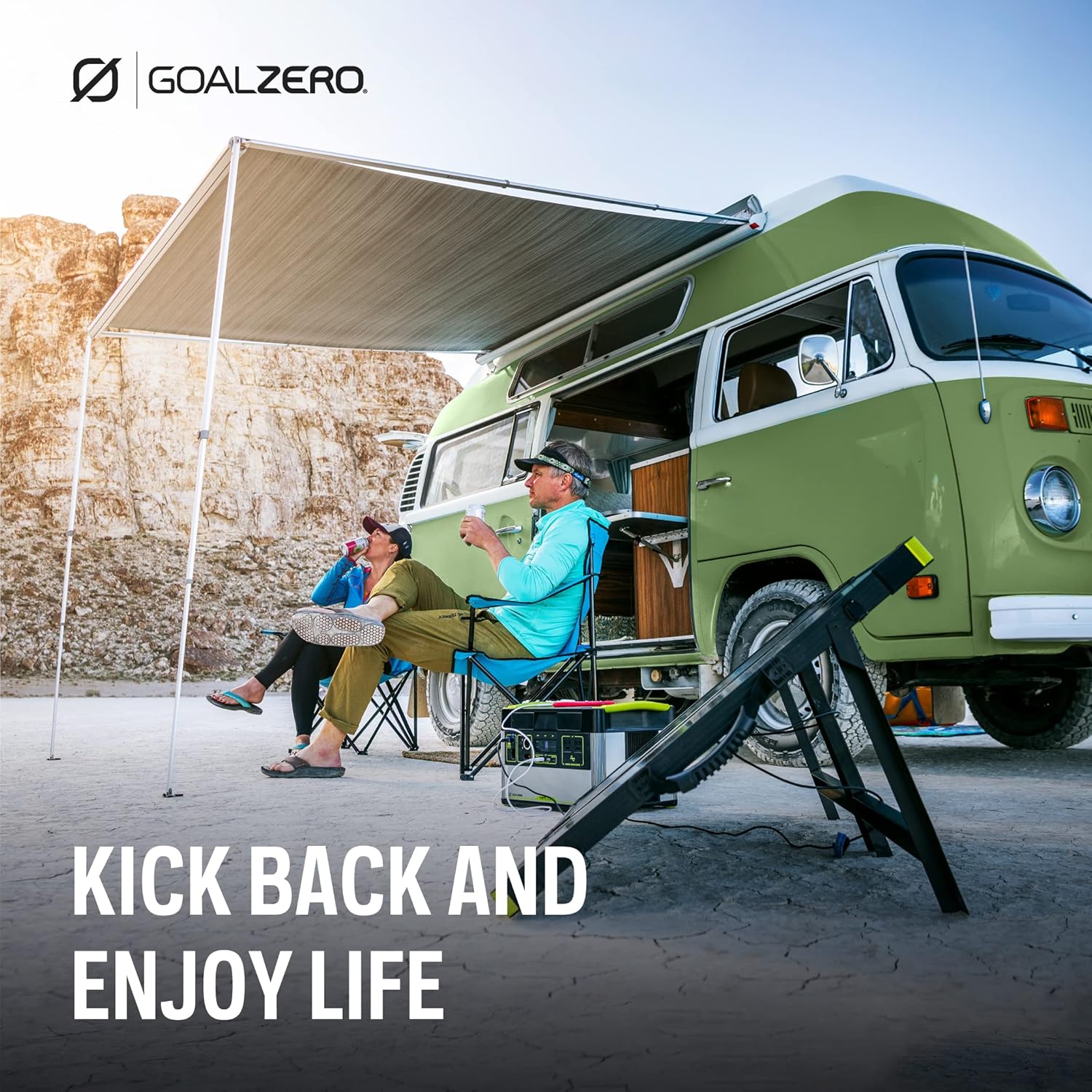 Goal Zero Yeti 1000 Core Portable Power Station, 1,000 W, Solar-Powered Generator (Solar Panel Not Included), USB-A/USB-C Ports and AC Outlets, Power for Camping and Tailgating, Emergency Power