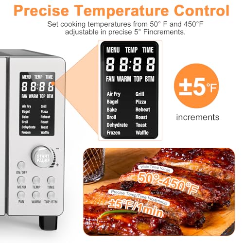 Nuwave Bravo Convection Toaster Ovens Air Fryer Combo