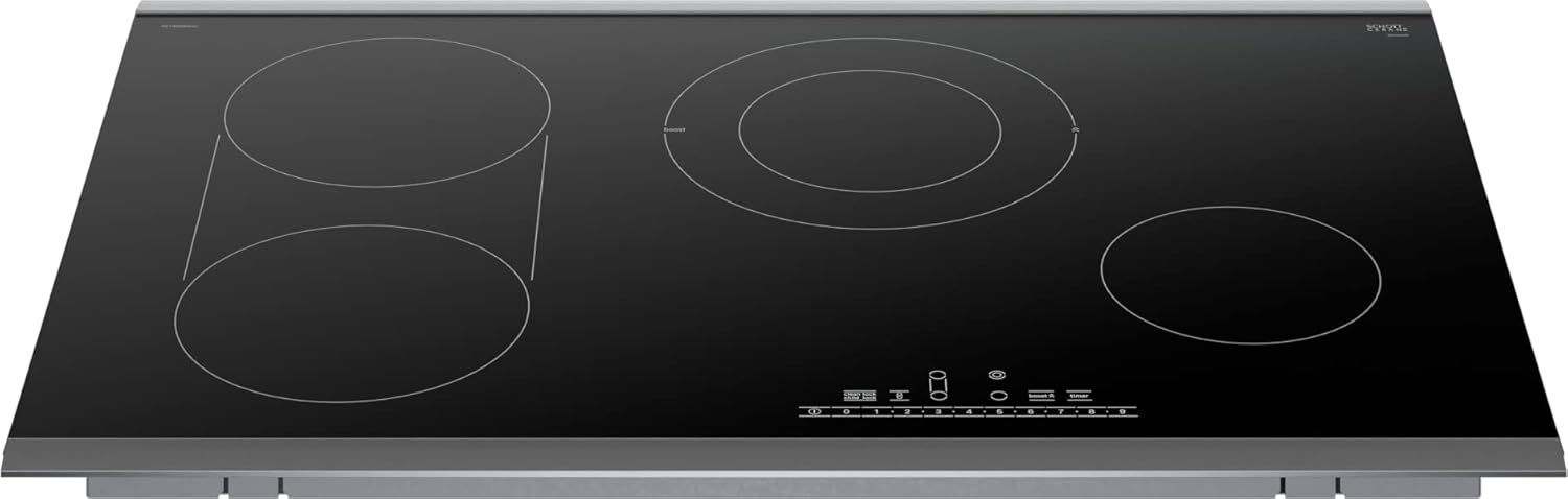 Bosch 30-Inch Black Stainless Steel Electric Cooktop