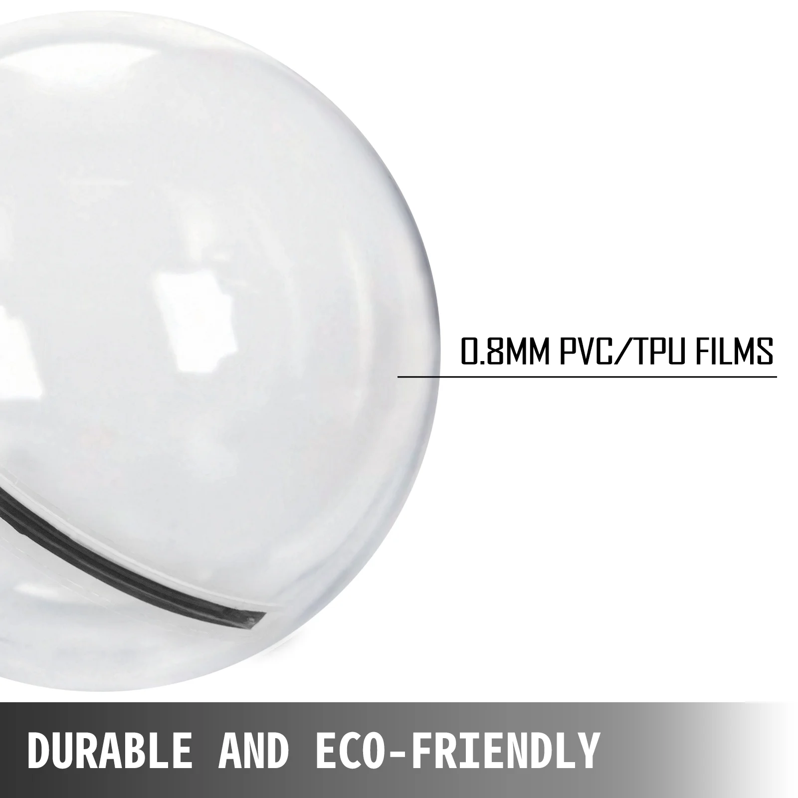 BENTISM 2M Walk on Water Walking Ball Roll Inflatable Zorb Ball w/ German Zipper PVC