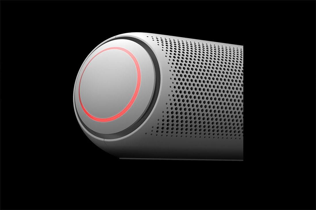 LG XBOOM Go Portable Bluetooth Speaker with Meridian Technology, White - Pl5w