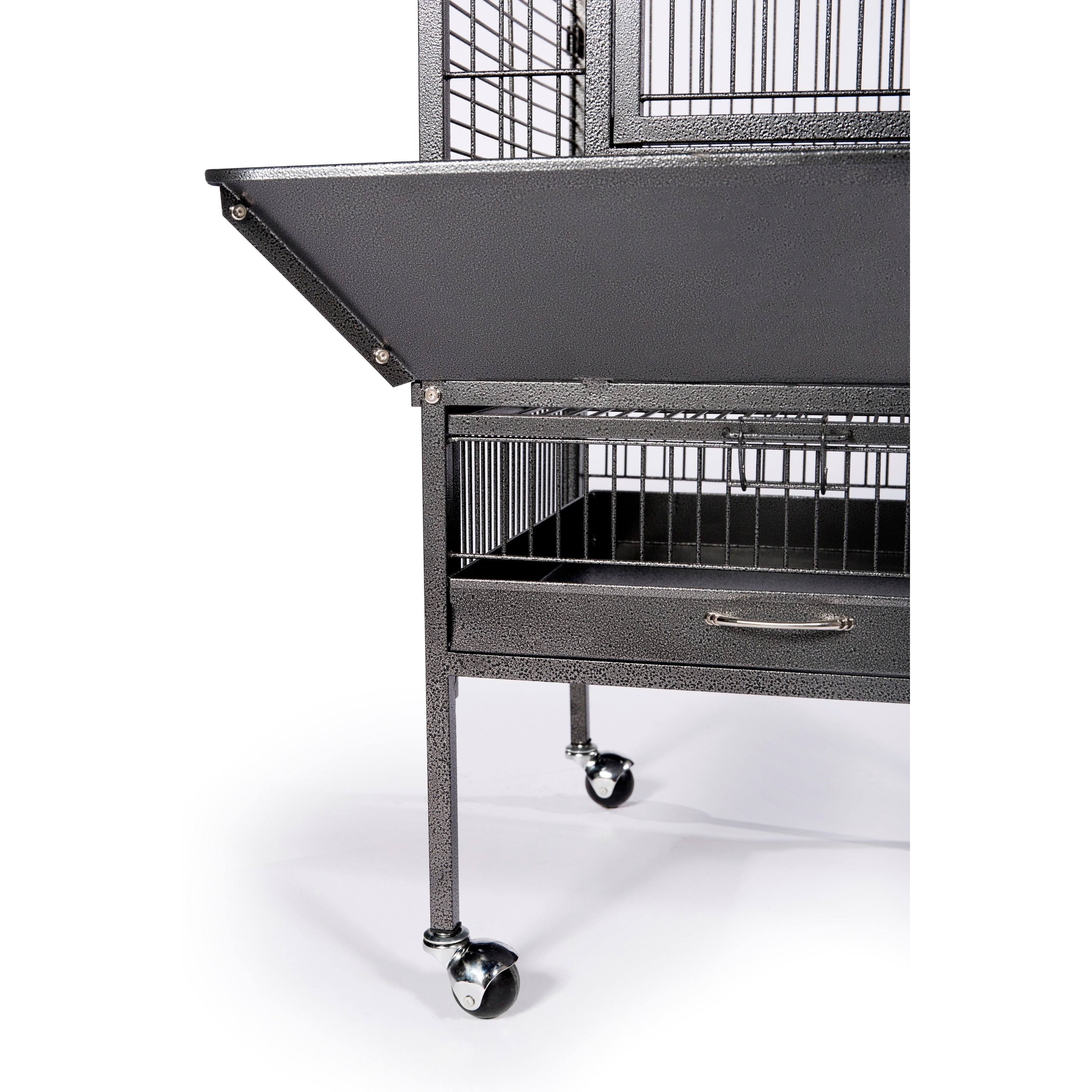 Prevue Hendryx Select Bird Cage, Wrought Iron, Pewter, S