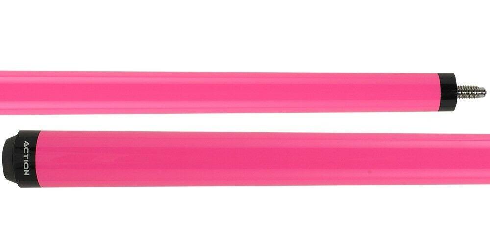 New Action ACTBKH02 Breaking Pool Cue Stick - Heavy Hot Pink 25 oz + Free Case