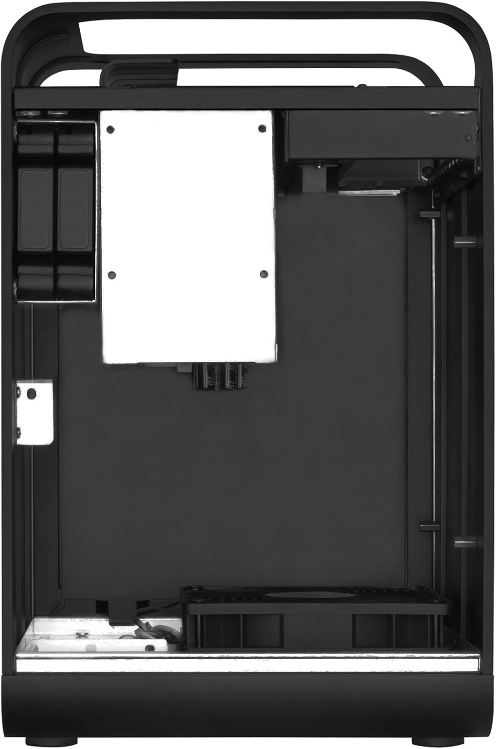 SilverStone Technology Silverstone CS01-HS Premium Mini-ITX NAS case with All Aluminum Exterior and six 2.5 hot-swap Bays in Black, SST-CS01B-HS