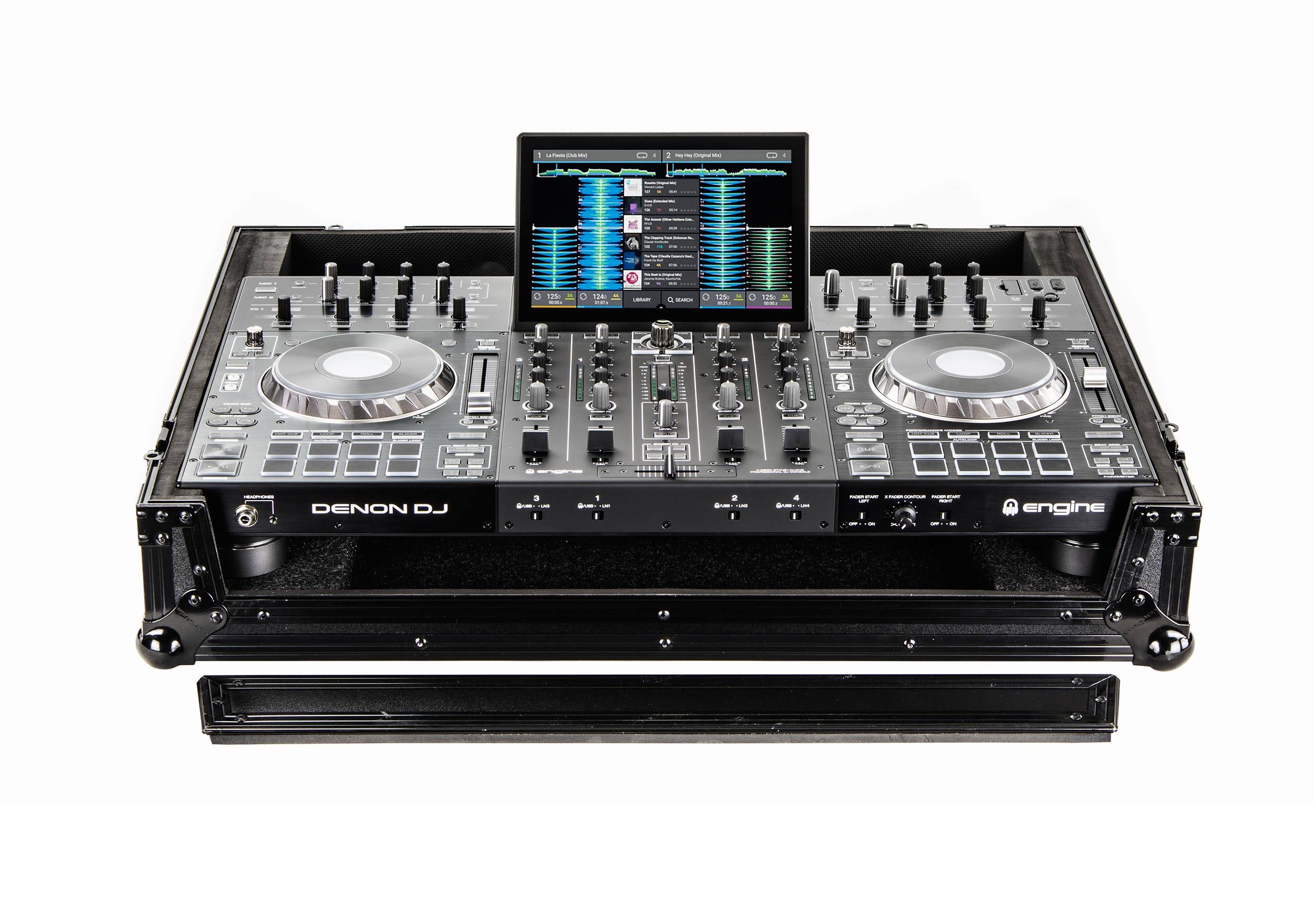Odyssey FRPRIME4BL Black Label Controller Case for Denon DJ Prime 4