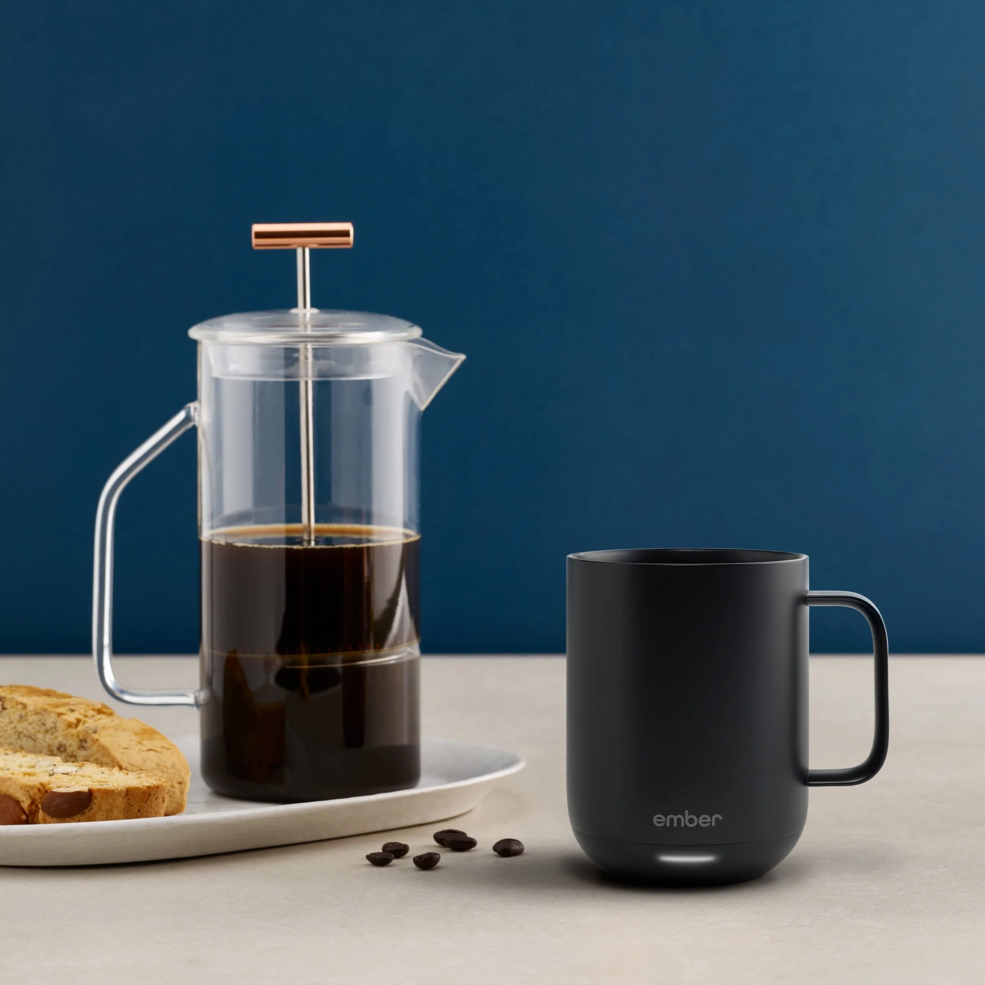 Ember Temperature Control Smart Mug 2, 10 oz, Black 1.5-hr Battery Life App Controlled Heated Coffee Mug Improved Design