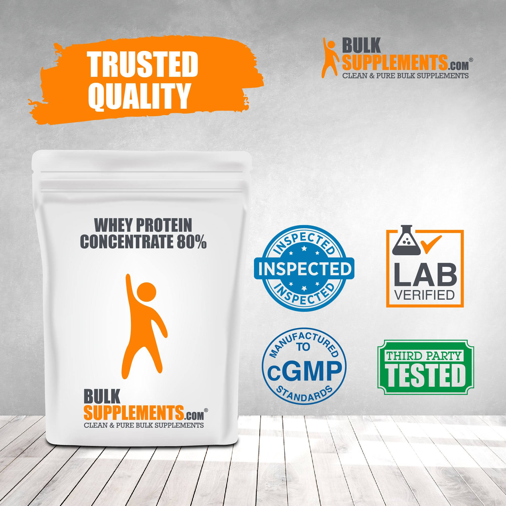 Whey Protein Concentrate 80% Powder - Clean, 20kg Pure Powder
