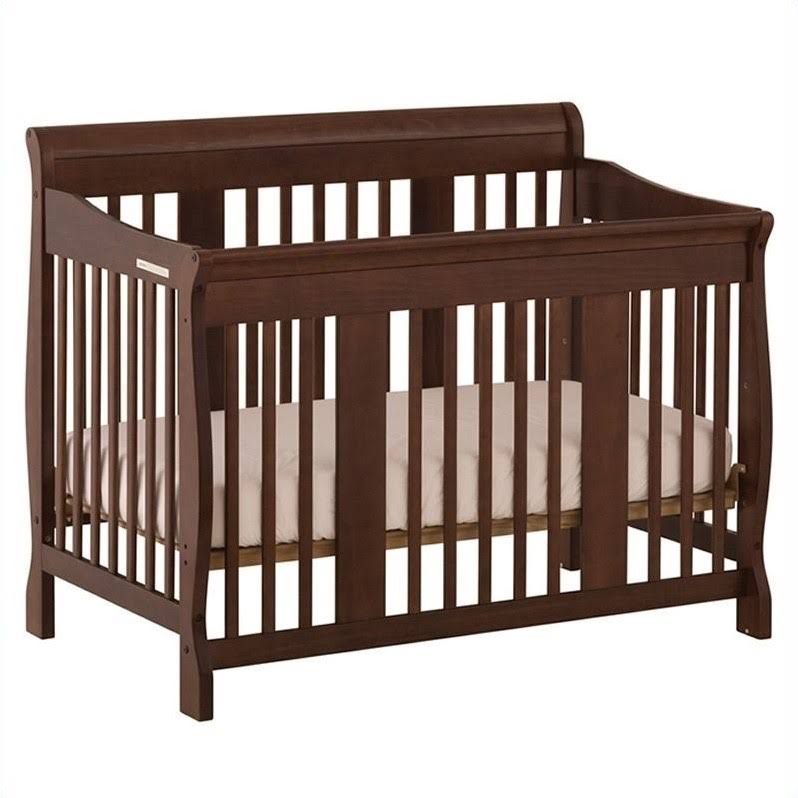 Storkcraft Tuscany 4 in 1 Convertible Crib - Espresso