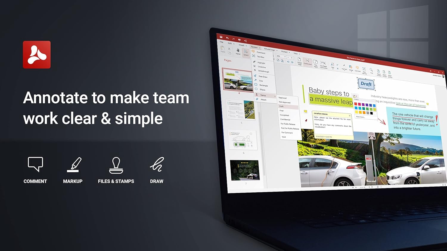 PDF Extra 2021 | Pro PDF Editor & Converter | Lifetime License to Edit, Convert, Fill & Sign, Protect, Annotate and Organize PDFs [PC Online code]
