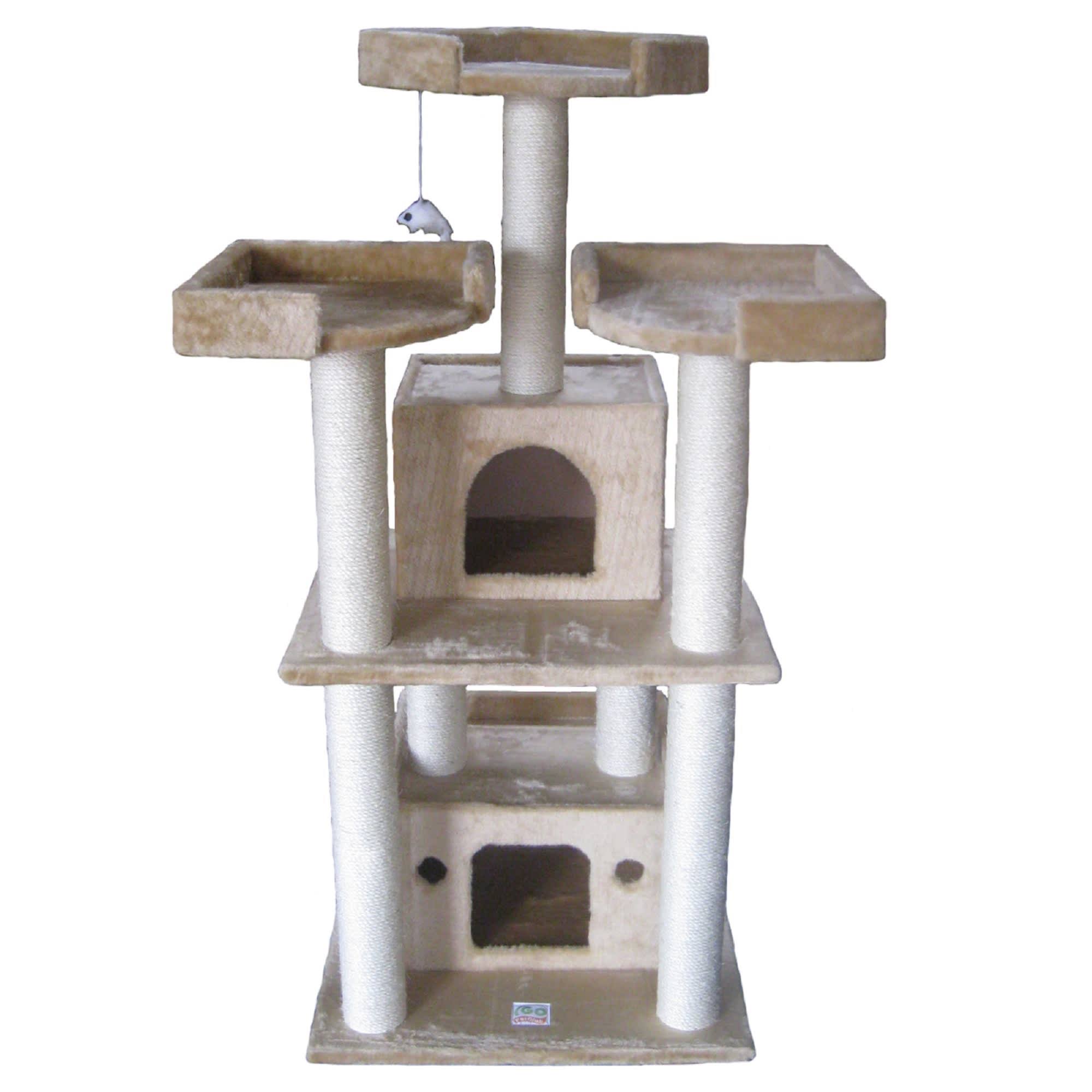 Go Pet Club F39 51 in. Beige Cat Tree