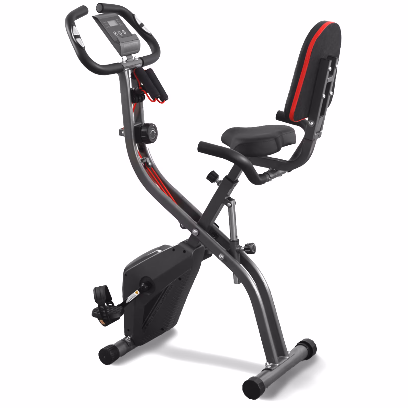 Exercise Bike 3-in-1 Folding Stationary Exercise Equipment 265 LBS Weight Capacity