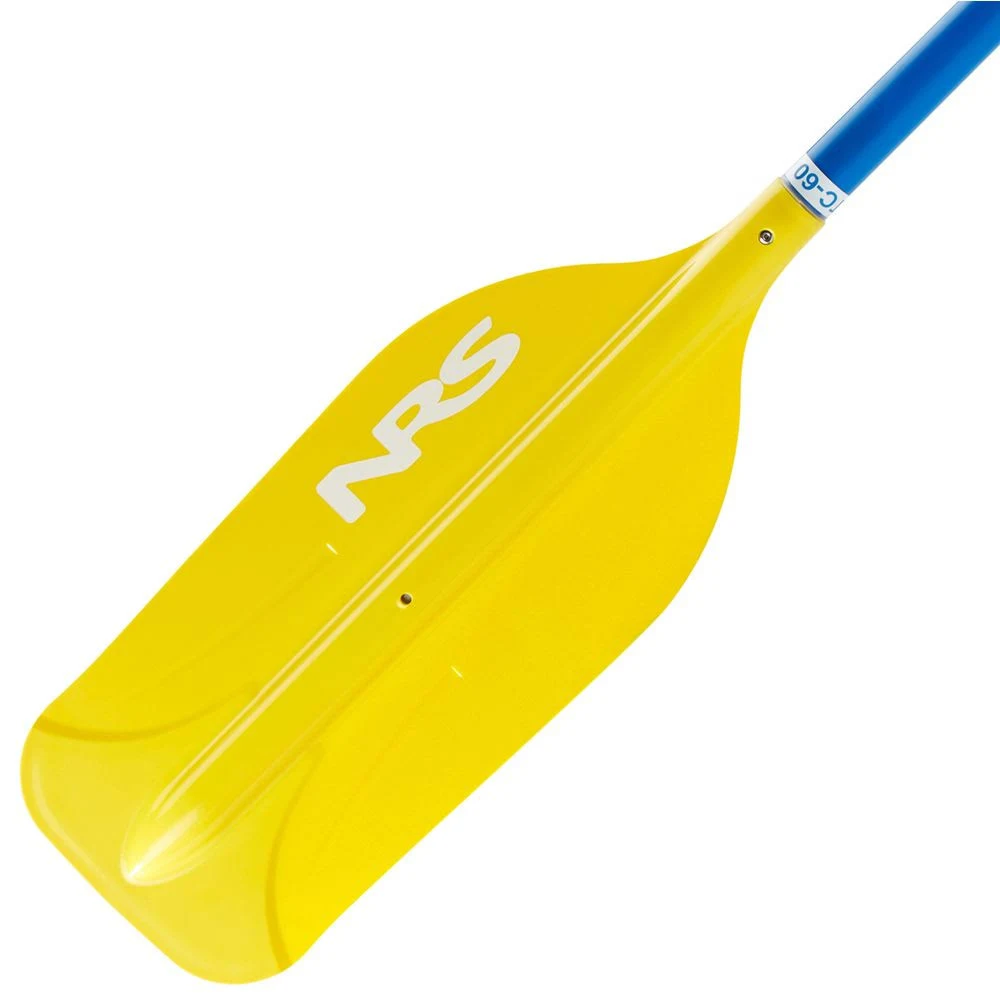 NRS PTC Canoe/Raft Paddle Yellow/Black, 66in