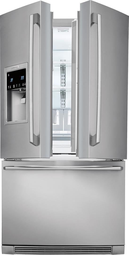 Electrolux EI23BC37SS 36" Built In Counter Depth French Door Refrigerator with 21.64 cu. ft. Total Capacity, 4 Glass Shelves, 5.36 cu. ft. Freezer Capacity, in Stainless Steel