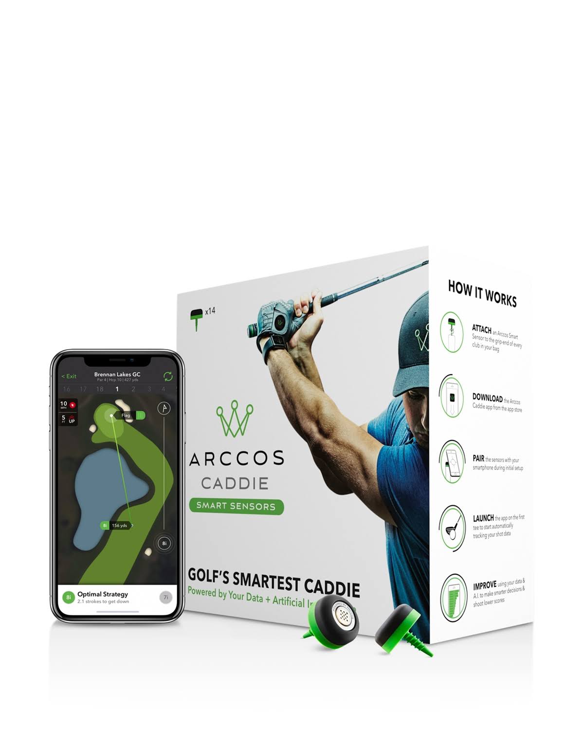 Arccos Golf Caddie Smart Sensors