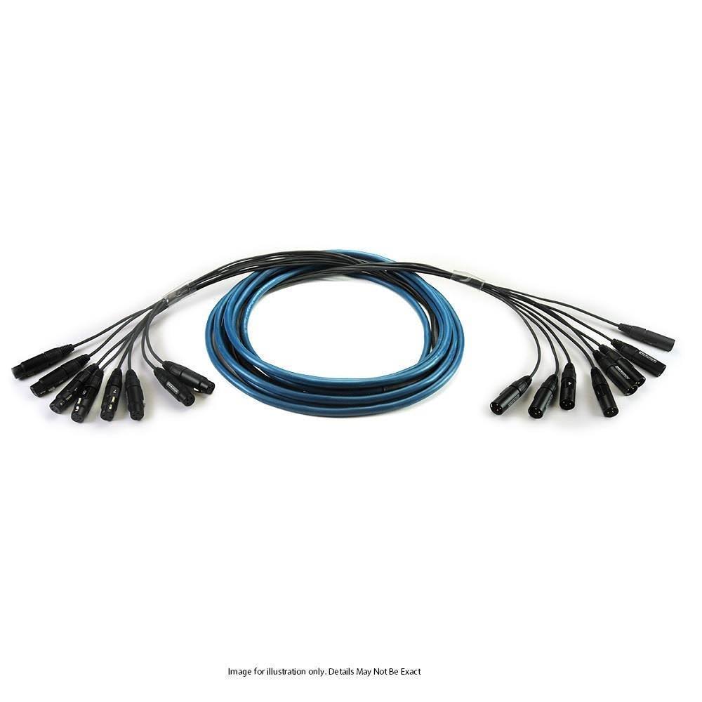 Whirlwind 50& Medusa Multitrack Series 6-Channel XLR Female to XLR Male Fanout Snake Cable