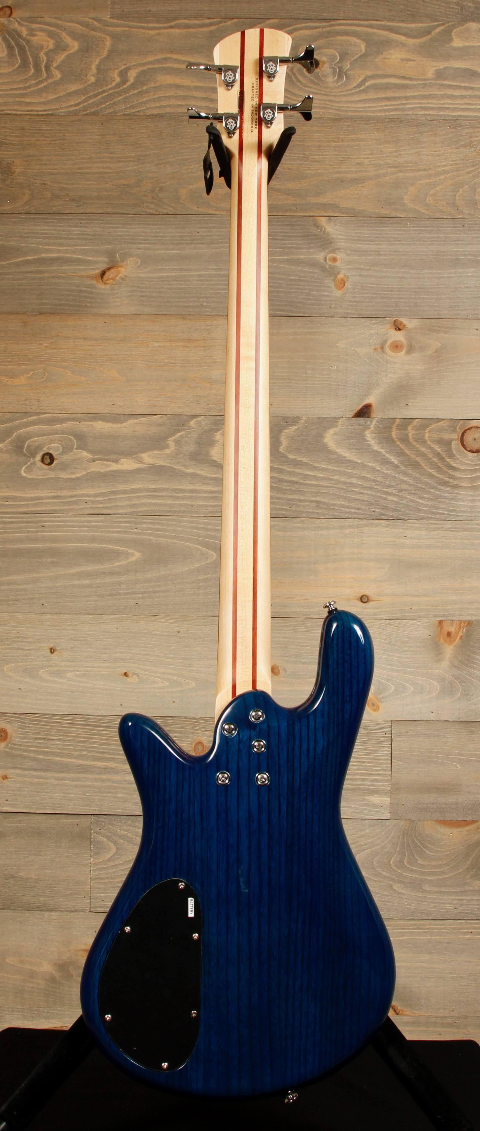 Spector Legend 4 Standard Bass Guitar - Blue Stain Gloss