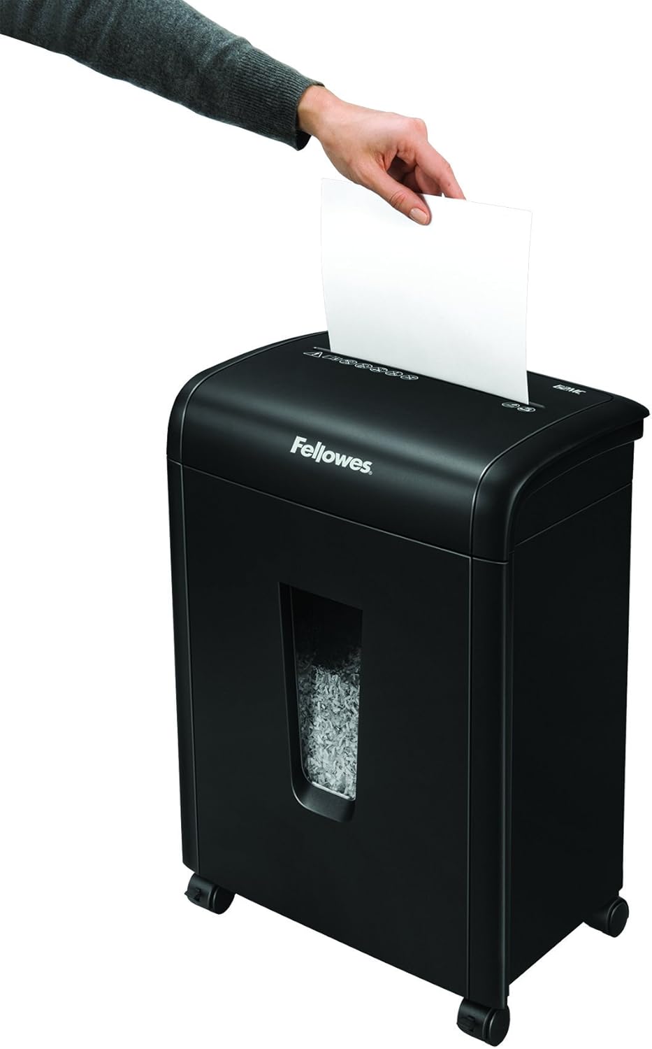 Fellowes 3103201 Powershred W11C, 11-Sheet Cross-cut Paper and Credit Card Shredder with Safety Lock