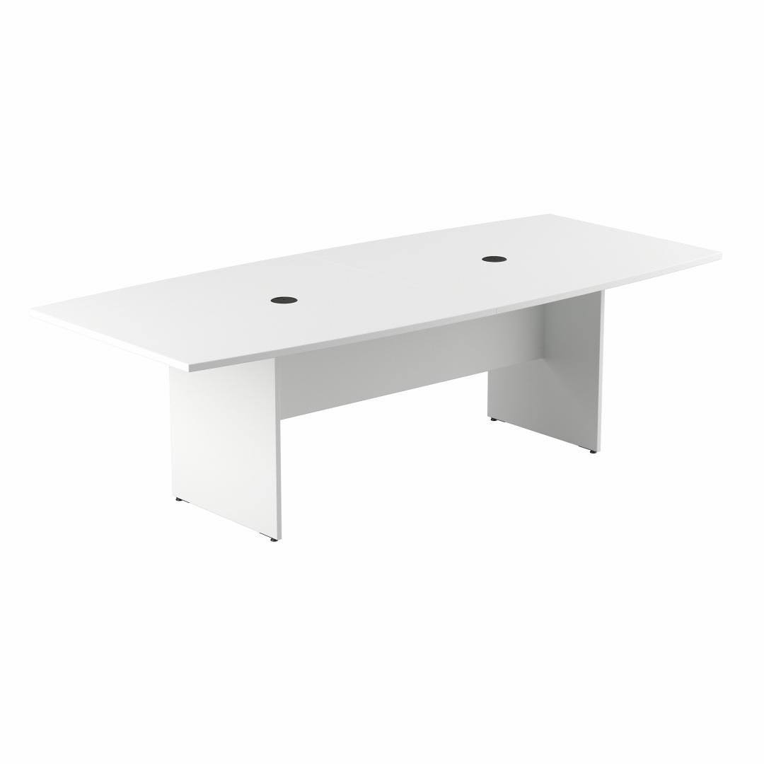 Bush Business Furniture Boat Top Conference Table, Mocha Cherry