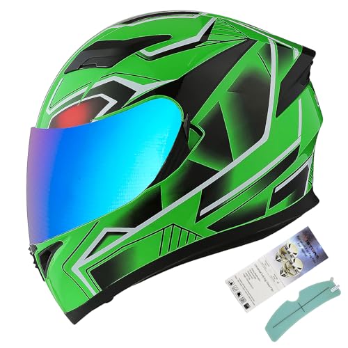 1Storm Motorcycle Full Face Dual Visor Helmet Bundle with Spoiler and Motorcycle Bluetooth Headset: HJK316 Matt Black