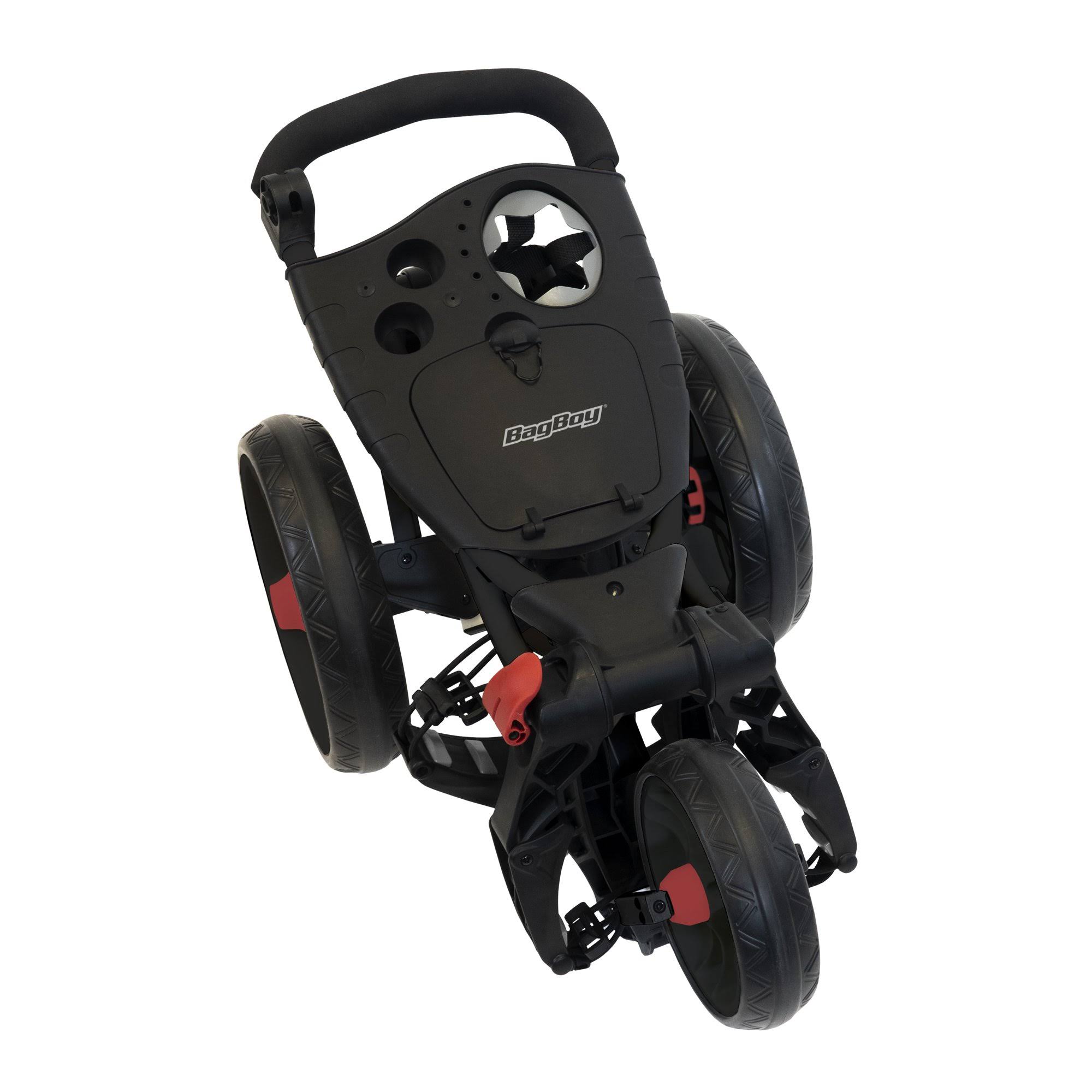 Bag Boy Spartan Push Cart - Black/Red