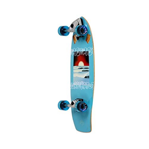 FLOW Surf Skates Cruiser Skateboard with Carving Truck