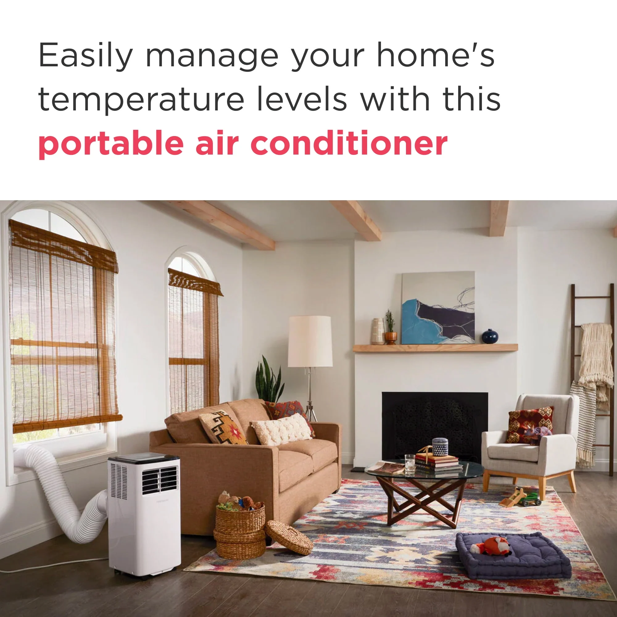 Frigidaire 8,000 BTU Portable Room Air Conditioner with Dehumidifier Mode