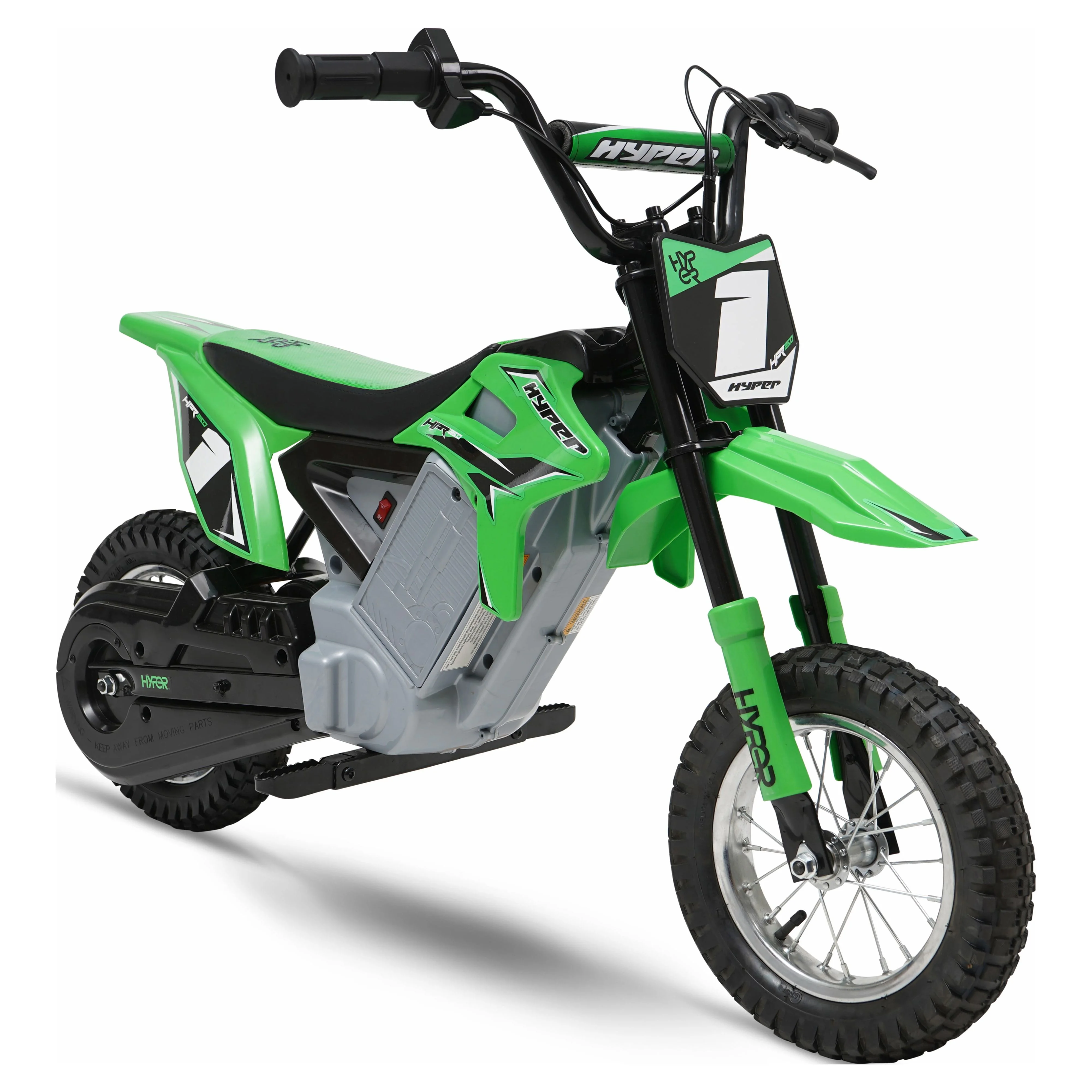 Hyper Toys HPR 350 Dirt Bike 24 Volt Electric Motorcycle in Green