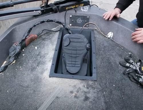 Recessed Boat Trolling Motor Pan, Trolling Motor Foot Pan, Applicable To Most Size- matched Trolling Motor Foot Pedal Pan, Replaces Minn Kota 100RTMP