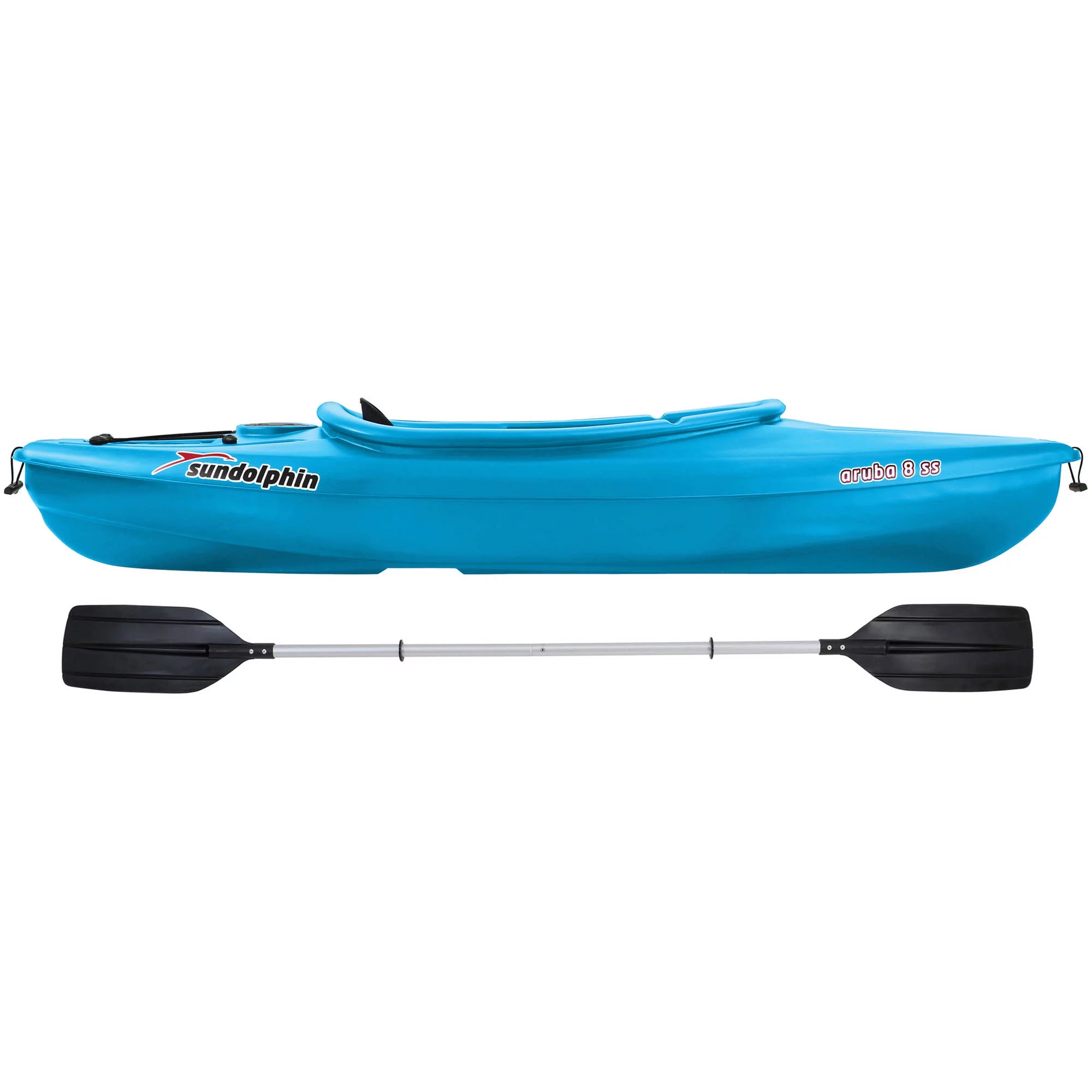 Sun Dolphin Aruba 8' SS Sit-In Kayak, Paddle Included