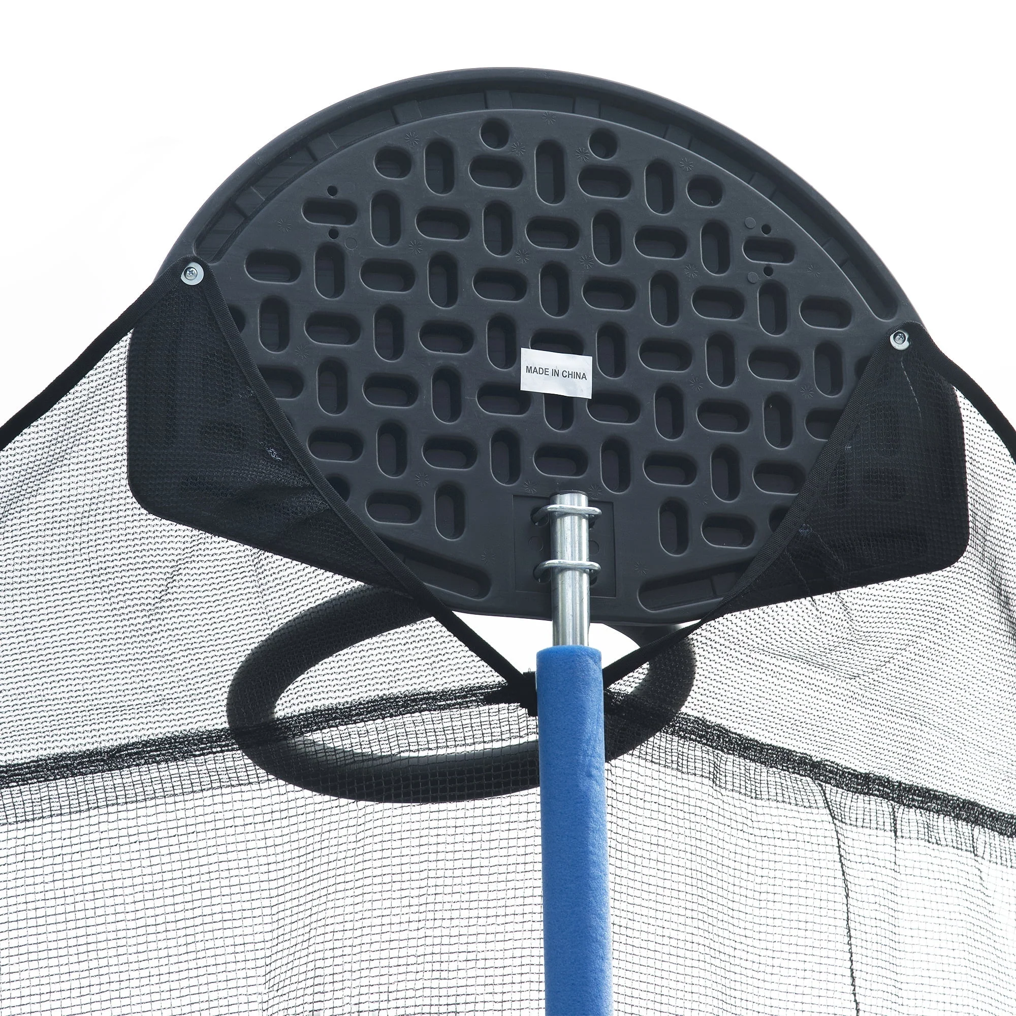 Highsound 14 FT Trampoline for Adults/Kids with Safety Enclosure Net, Basketball Hoop and Ladder, Heavy Duty Outdoor Recreational Trampolines for Family, Easy Assembly