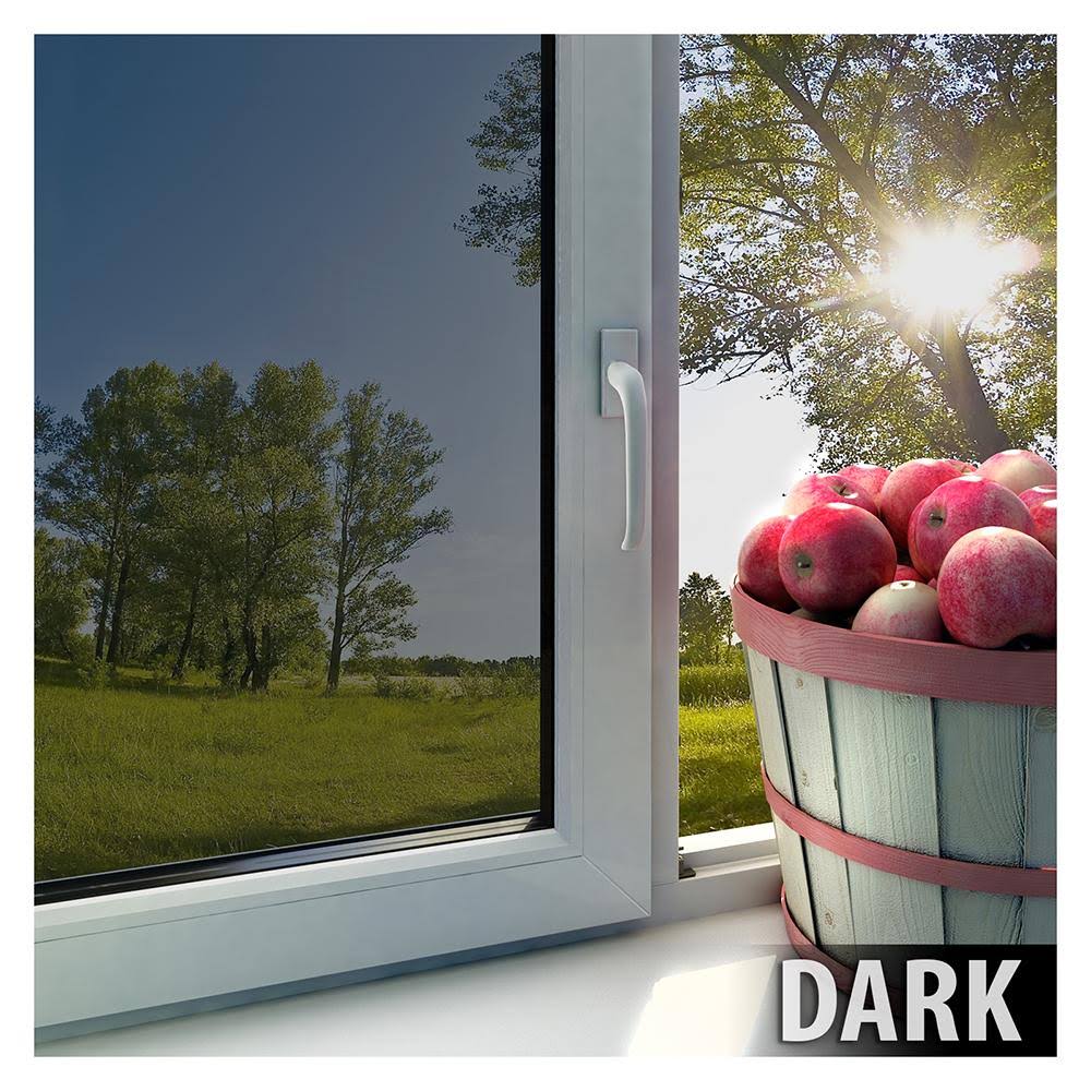 Bdf EXS15 Exterior Privacy and Sun Control Silver 15 Window Film (dark) 24in x 100ft by BuyDecorativeFilm