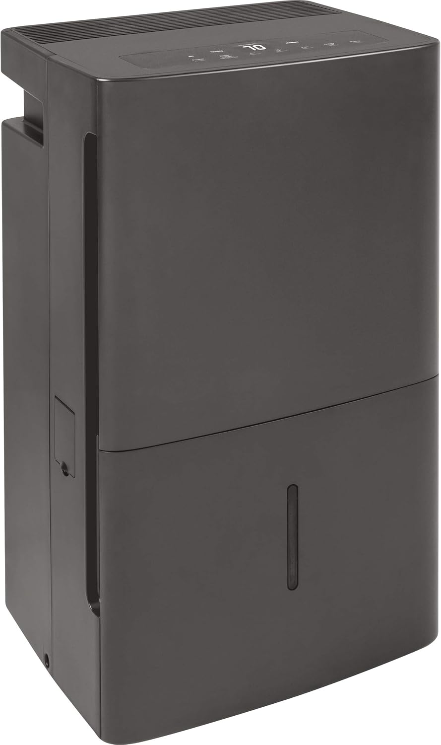 GE Energy Star Portable Dehumidifier 50 Pint with Pump, Perfect for Bedroom, Basement & Garage, Ideal for High Humidity Areas, Built-in Pump Eliminates Need to Check Water Levels, Grey