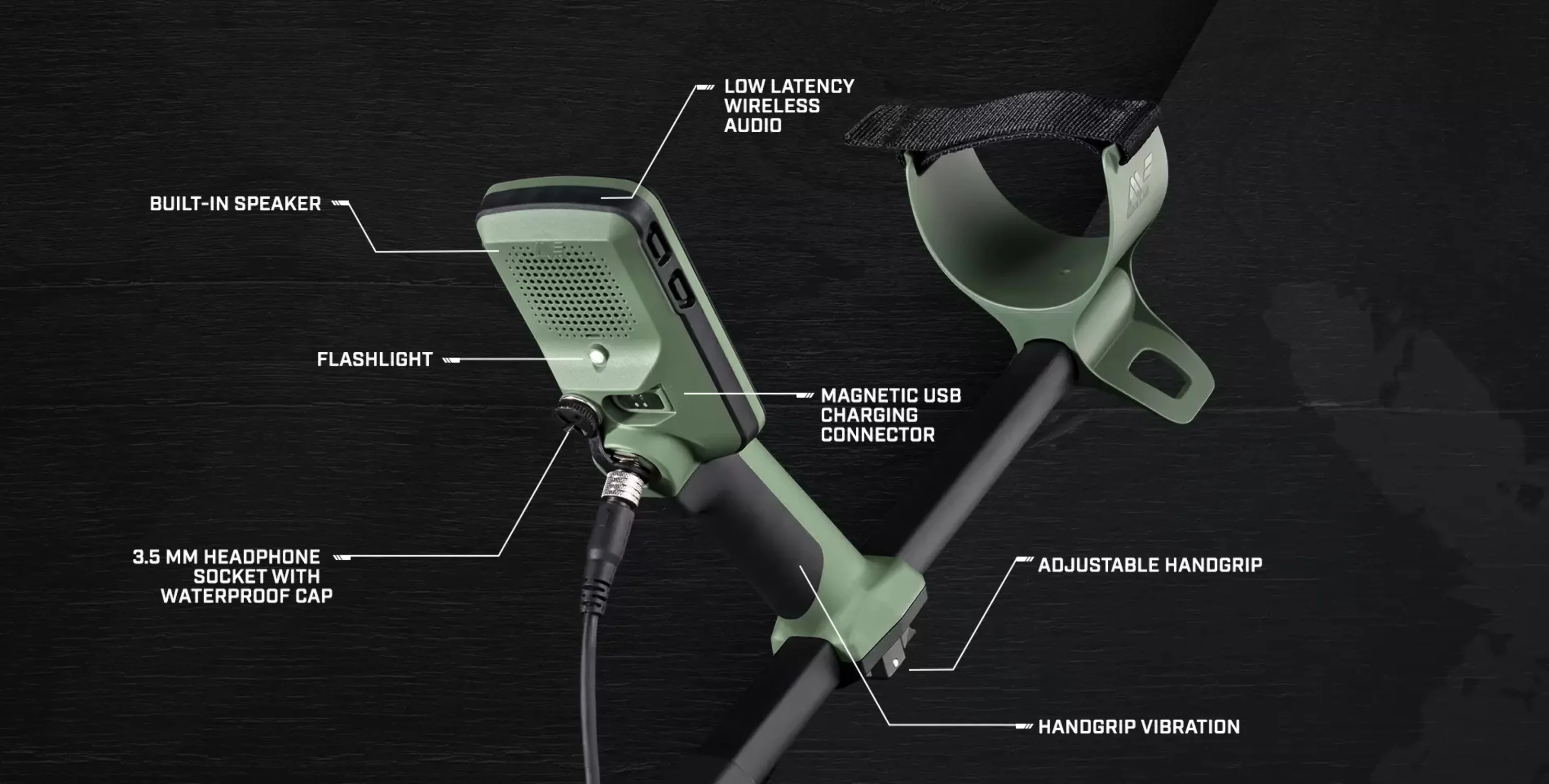 Minelab X-Terra Pro with Wired Headphones