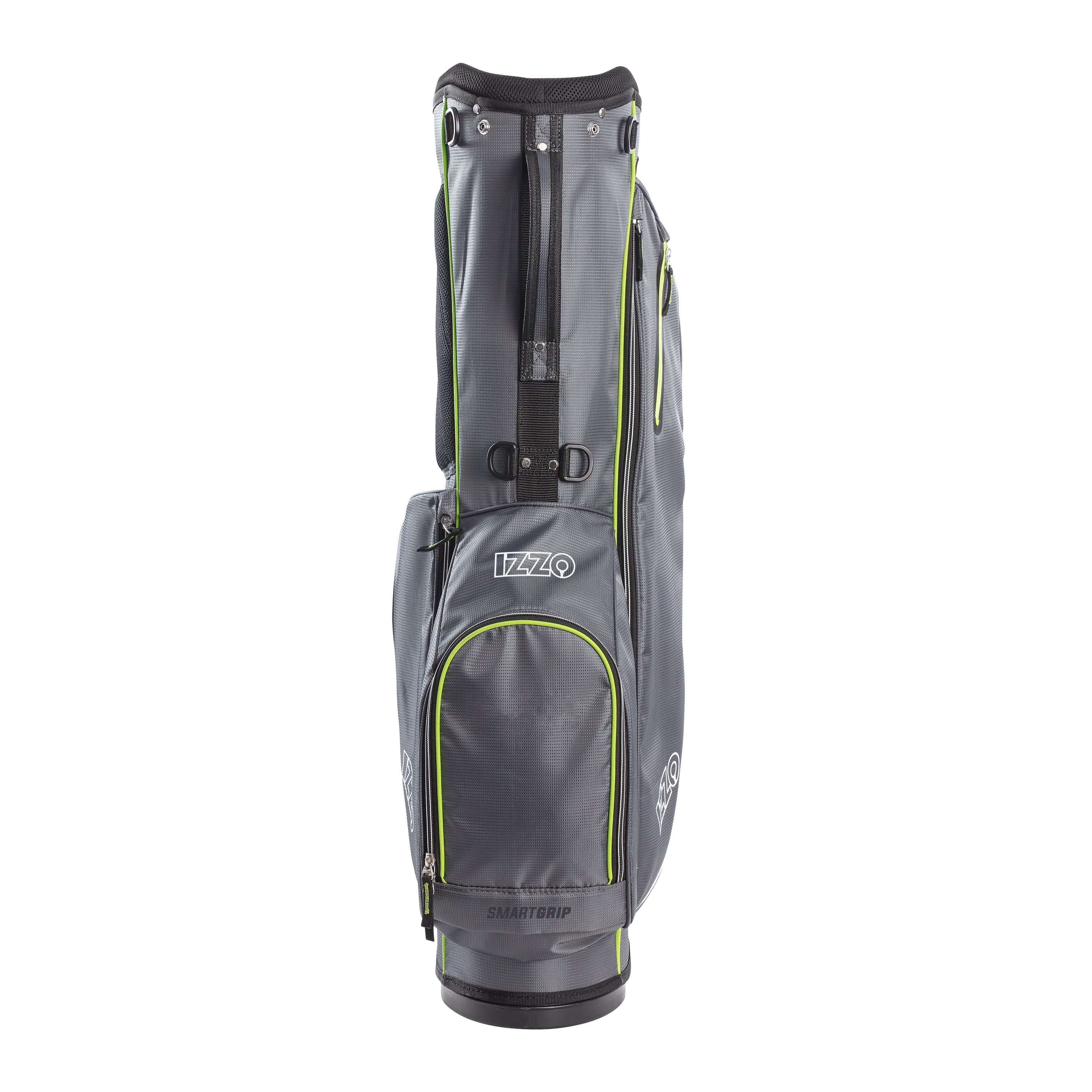 Izzo Golf Ultra-Lite Stand Bag - Grey/Lime