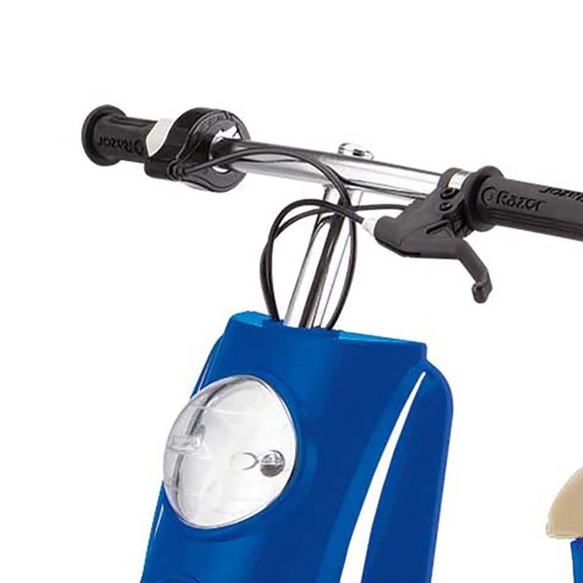 Razor Pocket Mod Miniature Euro 24V Electric Retro Scooters, 1 Blue & 1 Red