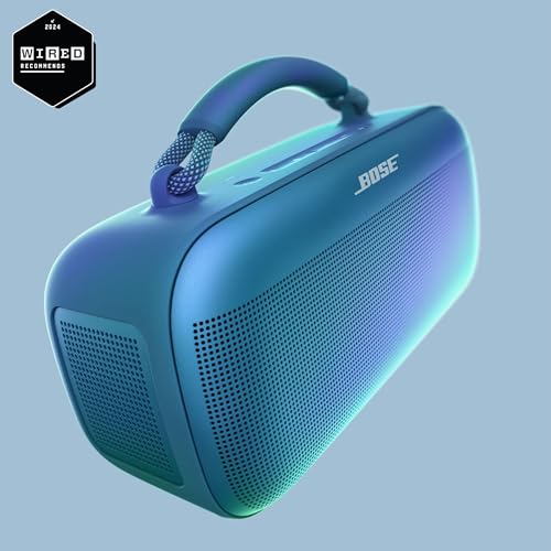 Bose SoundLink Max Portable Speaker, Large IP67 Waterproof Bluetooth Speaker, Up to 20 Hours of Playtime, USB-C, Built-in 3.5mm AUX Input, Black