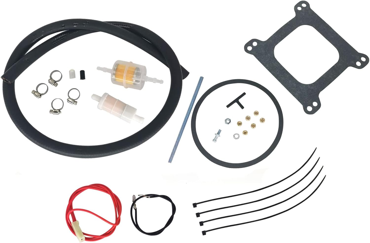 1405 Carburetor Replacement for Performer 600 CFM 4 Barrel Square Bore Performance Carburetor with Air Value Secondary Manual Electric Choke No EGR (1405)